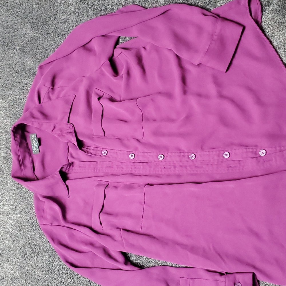 Purple Button Down Shirt